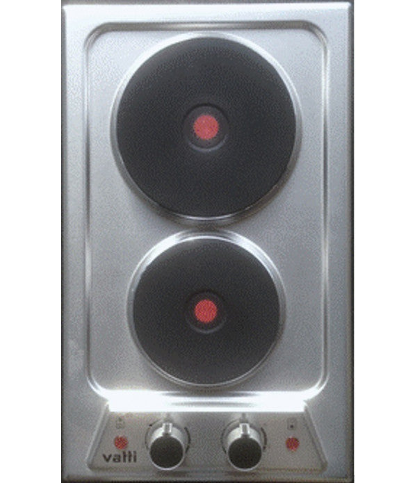 Encimera Eléctrica 2 Platos Inox 30 D3S-2E