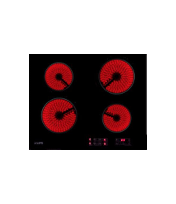 Encimera 4 platos Vitroceramica HBE0753DK Touch 60