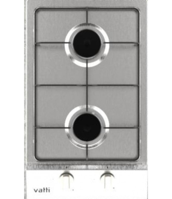 Encimera Gas 2 platos Inox (G2305SEP)