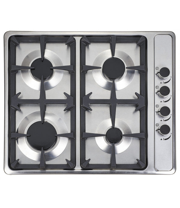 Encimera 4 platos Gas Inox Series 58 FF